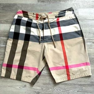 Burberry Brit Nova Check Swim Shorts- Large